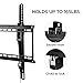 Tquens TV Wall Mount [Tilt] H400 0 to 15° Tilt Range FITS 20-75