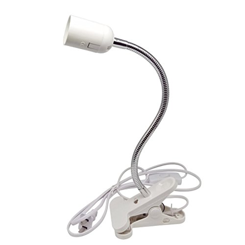 superdream Aquarium Lights Fixtures for Reptiles Amphibians Infrared Heat Emitter Brooder Coop Pet Infrared Lamp Bulb (White)
