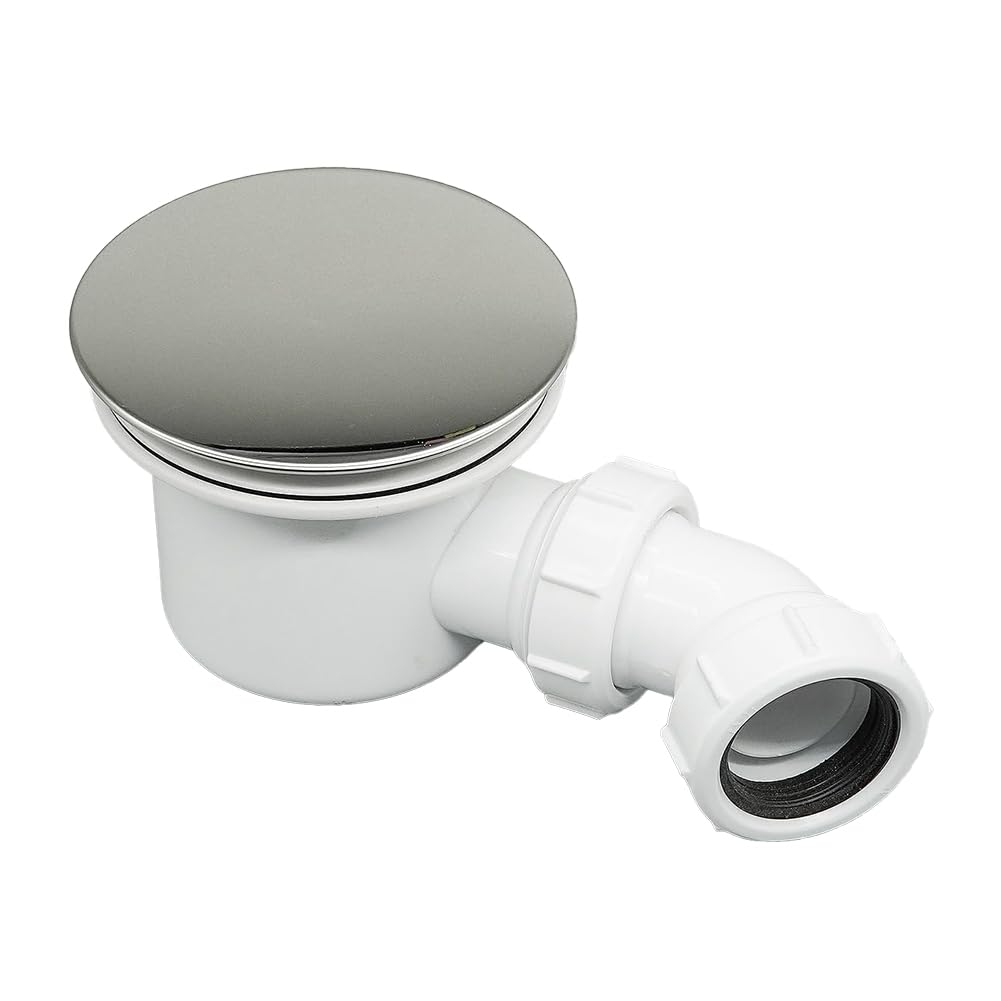 Giggelling Shower Waste Trap Plastic Shower Enclosure Waste Tray 90mm Fast Flow and Easy Clean