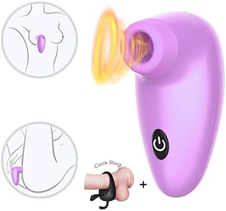 Yunzong 7 Sucking Modes Oral Tongue Tongue Simulator, Vibrate Toy Vibration Wand, Multi-Speed Clitorial Sucking Toy for Women