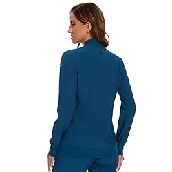 COZYFIT Scrub Jackets for Woman, Zip Front Nurse