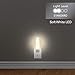 Lights by Night LED Night Light, Plug-in Manual On/Off Warm White, Sunrise Sunset Ideal Nightlight for Bedroom, Bathroom, Nursery, Hallway, Kitchen, 44941