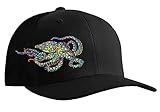 Octopus (Blue Ring) Scuba Diving Fitted Hat Flexfit Cap