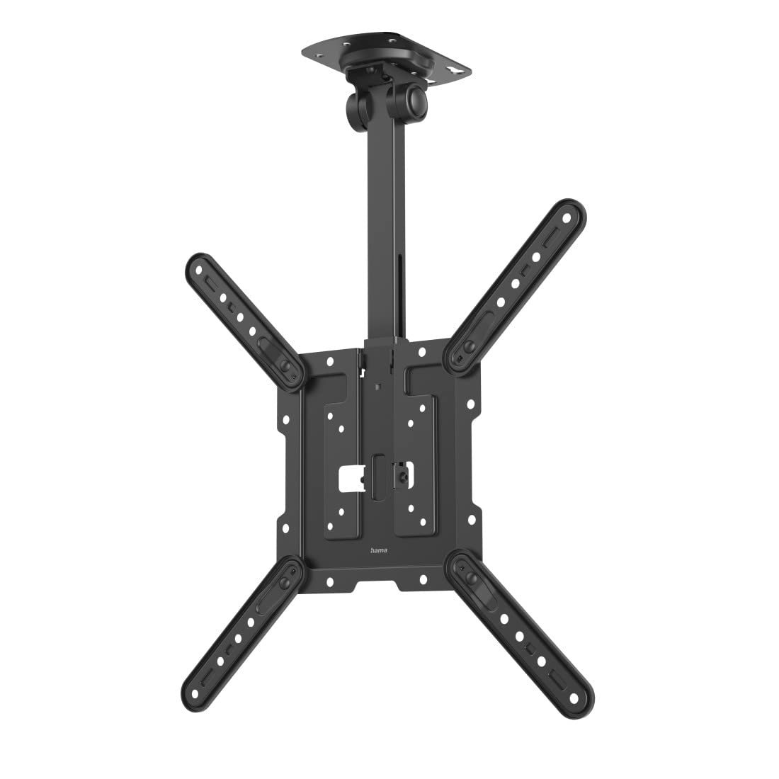 Hama TV Ceiling Bracket, Swivel, Height-adjustable, 400x400, 165 cm (65"), blk