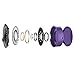 Bluedio Vinyl Stereo Rotary Bluetooth 4.1 Headphones Wireless Headsets with Mic Fashionable On-Ear for Cell Phone/TV/PC (Purple)