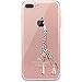 JAHOLAN Design Compatible with Case Clear TPU Soft Cover Eating Giraffe