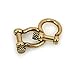 SouthBeat Paracord Buckles Adjustable D Shackles Used for 550 Paracord Survival Bracelet Making 2Pcs (Antique Bronze)