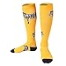 Compression Socks for Women & Men by Faladi-BEST design ideal for Everyday Use,Nurses,Shin Splints, Maternity, Travel&Running (1 pair) (S/M, Yellow-Zebra)