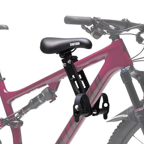 Kids Ride Shotgun - Child Bike Seats - Front Mounted, for Children Aged 2~5 Years, Fits Most Adult Modern Mountain Bikes, Adjustable for Comfort