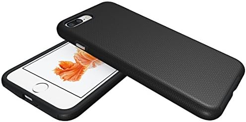 iPhone 7 Plus Case,iPhone 8 Plus Case, MXWANG Armor Shockproof Absorbing TPU + PC [Dual Layer Protection] Anti-Scratch Hybrid Bumper Series Case for Apple iPhone 7 Plus/8 Plus (2017) 5.5 inch (Black)