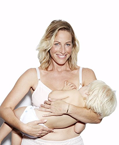 The Dairy Fairy Arden- All-in-One Nursing and Hands-Free Pumping Bra, Blush, Large - Thumbnail 2