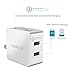 dodocool USB Wall Charger with Quick Charge 3.0, 2-Port, Foldable Plug for iPhone 7/7 plus, Samsung Galaxy S7/S6/Edge, Google, LG G5, HTC 10 and More