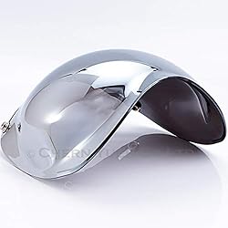 Smoke Tint Bubble Shield for 3-Snap Motorcycle