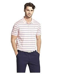 IZOD Golf Clubhouse Polo de manga corta a rayas para hombre