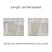 ShineMe Drawer Dividers, 8pcs Drawer Divider Organizers, White DIY Plastic Grid, Plastic Adjustable Drawer Dividers, Household Storage Makeup Socks Underwear Organizer for Clothes, Kitchen, Office