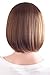 MapofBeauty 30 cm/12 Inch Synthetic Short Straight Bob Wig (Brown)