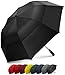 EEZ-Y Windproof Double Canopy Construction Compact Travel Umbrella | Bags & Cases Store