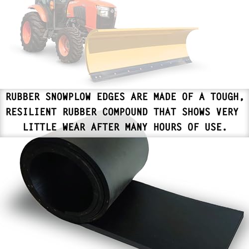 SIMOND STORE 1" X 6" X 8 Ft. Snow Pusher, Cutting Edge, Snow PLOW