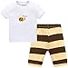 Hugbug Girls Bee Pajamas Set 2-7T