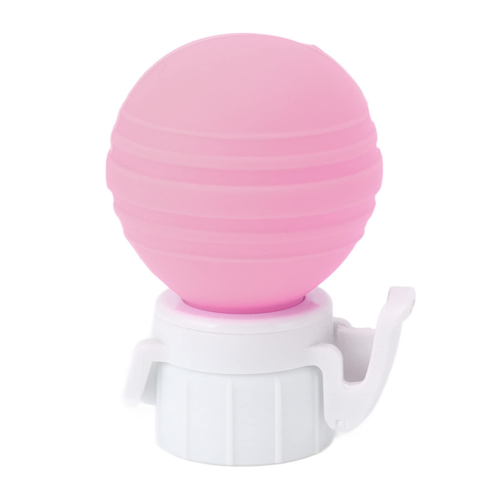 Soda Bottle Lid Silicone Proof Carbonated Drink Air Pump Lid Fizz Keeper Pump Cap Saver Stopper Lids Cap Design (Pink)