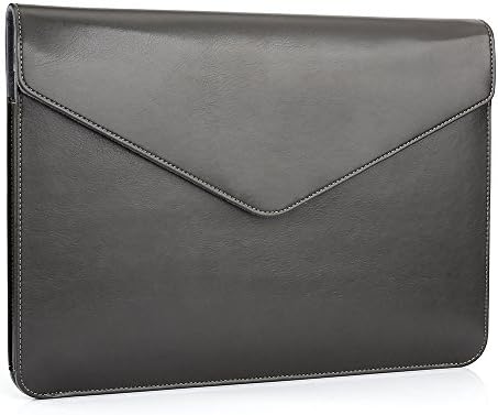 Water Repellent Slim Fit Portable Leather Laptop Sleeve Envelope Case For Macbook Air 13.3 INCH/ Pro,Macbook Air 13/Pro inch Sleeve,iPad Pro 12.9 Sleeve (13.3-Inch)