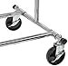 Amazon Basics Heavy Duty Steel Garment Rack on Wheels - Chrome