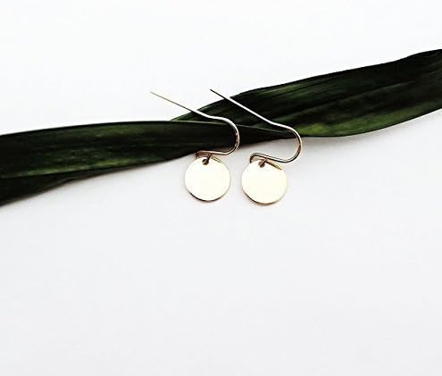 Gold Filled Coin Earrings, Dainty Earrings, Small Earrings, Bridesmaid Earrings
