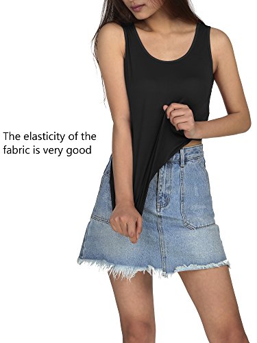 image for Hestya Women Tank Top Built-in Bra Camisole Padded Cami Top Bra Top Ca