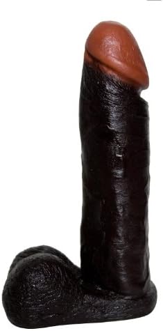 Vac-U-Lock 8" Realistic - Black Vac U Loc