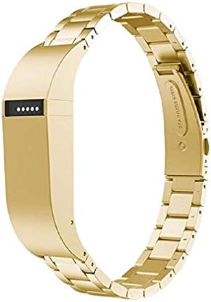 Fashion Clearance! Noopvan Fitbit Flex Replacement Strap,Adjustable Wristband Stainless Steel Strap Wrist Band Replacement Bracelet for Fitbit Flex Fitness Watch (Gold)