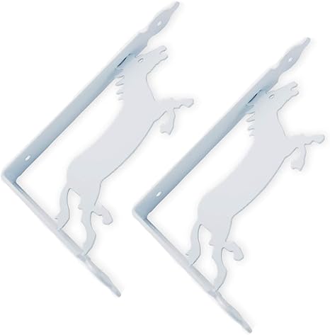 Eisenstativ (2 STK.), L-förmige rechtwinklige Metallregalhalterung, zur