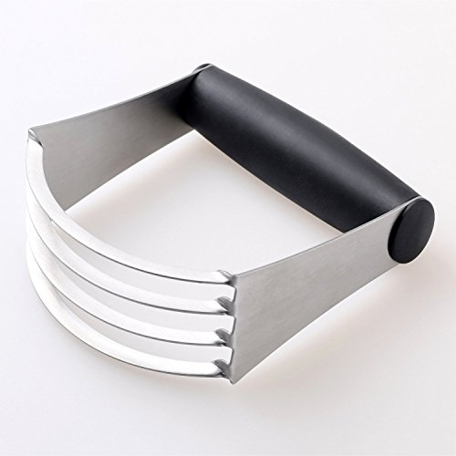 Deiss PRO Pastry Cutter - Stainless Steel Pastry Blender & Dough Cutter, Non-Slip Handle - Dishwasher Safe
