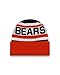 NFL Chicago Bears Biggest Fan 2.0 Cuff Knit Beanie, One Size, Orange