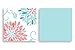 Turquoise and Coral Emma Girls Modern Toddler Bedding Floral 5 Piece Comforter Sheet Set