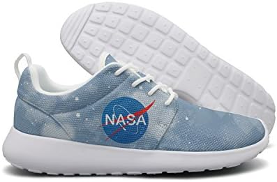 ULYTER Men's Lightweight Sports Running Shoes NASA Insignia Men Fashion Breathable Sneakers