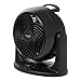 IRIS USA WOOZOO Desk Fan, Oscillating Table Air Circulator, 3 Speeds, 74ft Max Air Distance, 6 Adjustable Tilt Settings, Low Noise Motor, Large Fan for Bedroom, Office, Dorm, Black