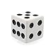 Juvale Bulk Dice - 100 Piece Set - 16mm Dice with Dice Bag - Black & White Traditional Dice for Casinos, Board Games, Dice Games - 5/8- Inches
