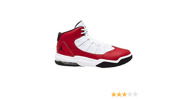 Jordan MAX Aura, Running Shoe Hombre, Blanco/Rojo Gimnasio/Negro, 45 EU :  Amazon.es: Zapatos y complementos