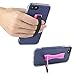 Gear Beast Cell Phone Grip Stand, Universal Phone Strap Finger Holder with Pop Out Kickstand for Men and Women, Ultra Slim Pocket Friendly - Pink