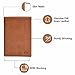 XAX RFID Blocking Thin Minimalist Magic Wallet, Vegetable Tan Leather (Tan)