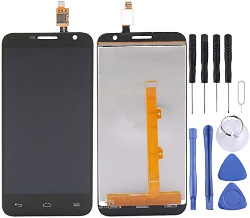 YANGJIE En Stock, Repuestos LCD Screen and Digitizer Full Assembly for Alcatel One Touch Idol 2 mini / 6016 / OT6016 / OT6016D / OT6016X(Black) (Color : Black)