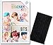 BTS Stickers Set 16 Pcs, Love Yourself Sticker Set with 1 Kpop Mask Free