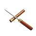 Stainless Steel Ice Pick with Wooden Handle and Sheath Kitchen Tool (Brown)