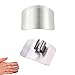 WEFOO 2Pack Finger Hand Protector Guard Chop Safe Slice Kitchen Tool Stainless Steel