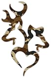 Deer Heart Realtree Camo Buck and Doe real tree sticker decal 4