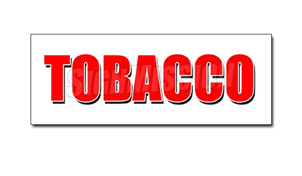 Amazon Com 36 Tobacco Decal Sticker Cigarettes Cigar Cigs Pipes Vape Smoke Tobacconist Office Products