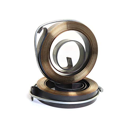 ToToT 2pcs Drill Press Quill Return Spring Metal Coil Assembly 10mm For Vacuum Cleaner Coil Spring, Volume Tube Coil Spring, Safety Belt Coil Spring