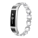 For Fitbit Alta HR and Alta Bands, TreasureMax Replacement Metal Band for Fitbit Alta Band/ Fitbit Alta HR Fitness Tracker (No Tracker)