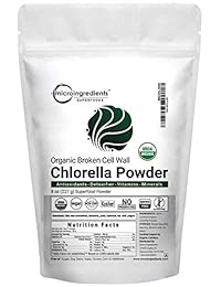 Micro ingredientes USDA, Chlorella en polvo, orgánico, 1.1 libra, El mejor alimento, rico en...