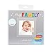 Pearhead My Family Photo Album Keepsake Board Book Style for Baby and Family, Gray